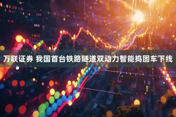 万联证券 我国首台铁路隧道双动力智能捣固车下线